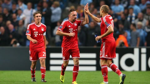 Rib&eacute;ry y Robben son los principales puntales en el ataque del Bayern