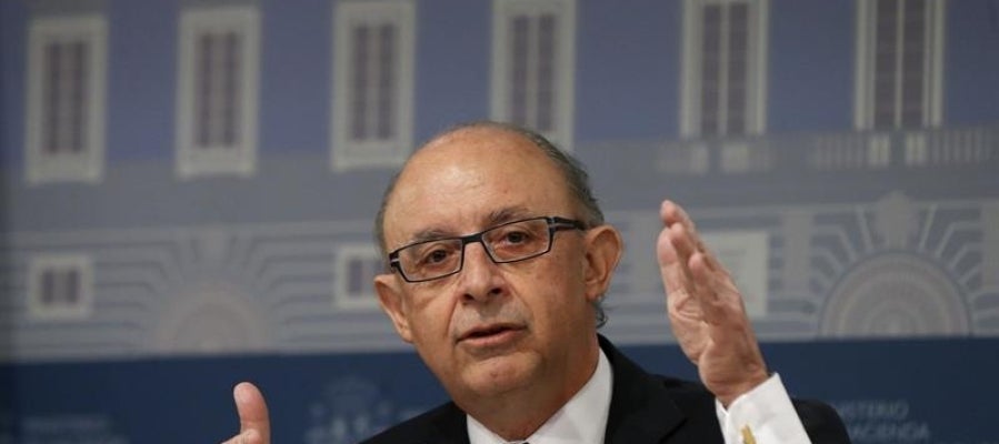 El ministro de Hacienda, Cristóbal Montoro El ministro de Hacienda, Cristóbal Montoro