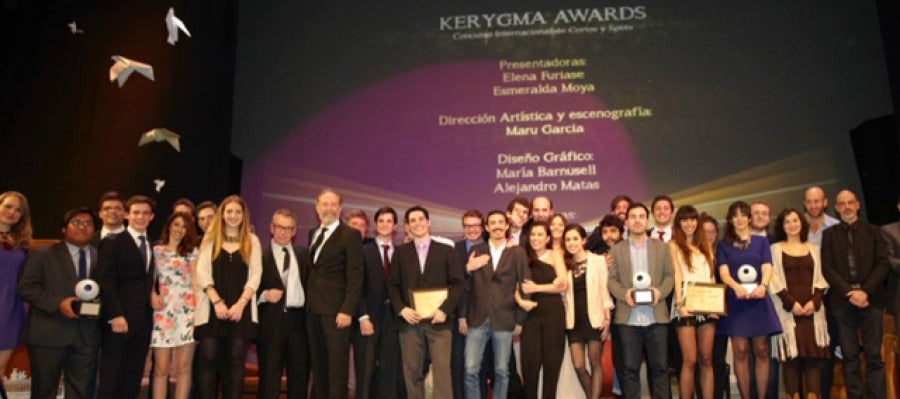 Foto de familia de los premiados de los Kerygma Awards Foto de familia de los premiados de los Kerygma Awards