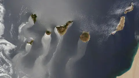 Las Islas Canarias, vistas por la NASA Las Islas Canarias, vistas por la NASA