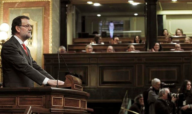 Rajoy: "Amo a Cataluña y tal vez creo en ella más que ustedes" Rajoy: "Amo a Cataluña y tal vez creo en ella más que ustedes"