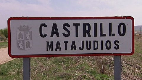 Cartel de la localidad de Castrillo Matajud&iacute;os