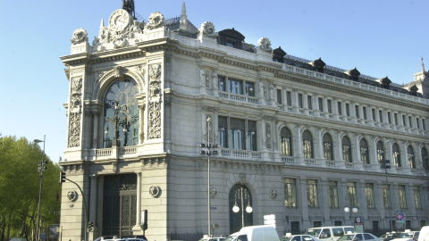 Fachada del Banco de Espa&ntilde;a