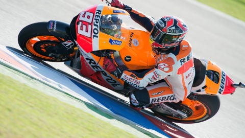 Marc M&aacute;rquez, en Argentina
