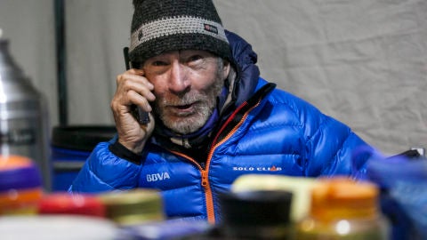 Carlos Soria durante la entrevista en Al Primer Toque