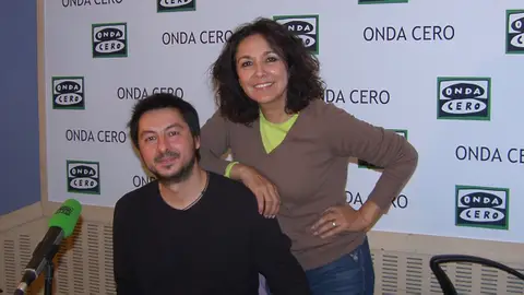 El poeta Antonio Lucas e Isabel Gemio El poeta Antonio Lucas e Isabel Gemio