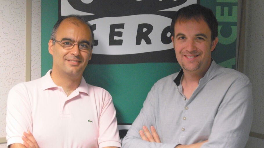 V&iacute;ctor Franch y Omid Sokout
