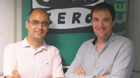 Víctor Franch y Omid Sokout Víctor Franch y Omid Sokout