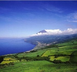 Isla de Pico en las Azores Isla de Pico en las Azores