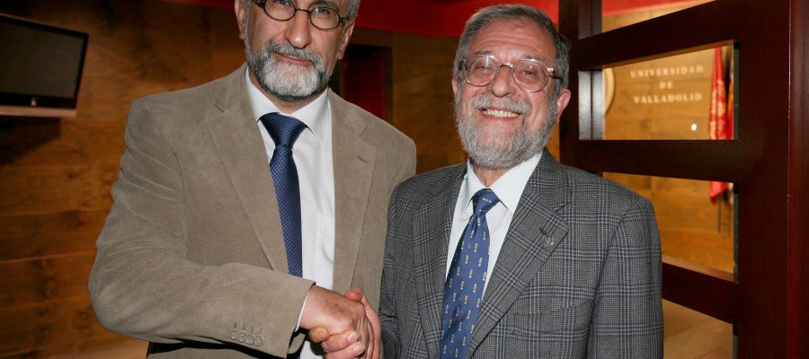 Los candidatos Marcos Sacristán y Felipe Cano Los candidatos Marcos Sacristán y Felipe Cano