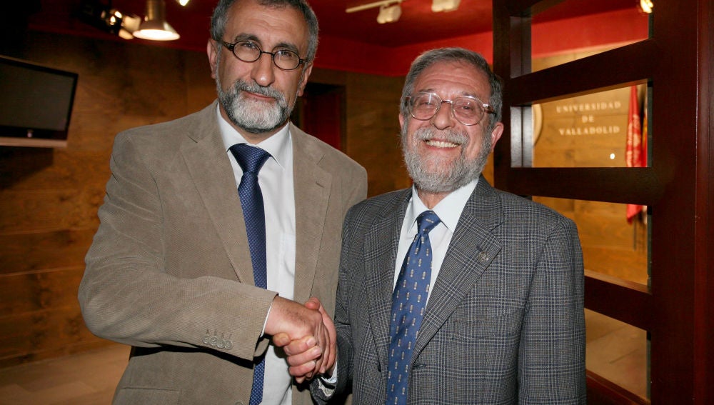 Los candidatos Marcos Sacristán y Felipe Cano 