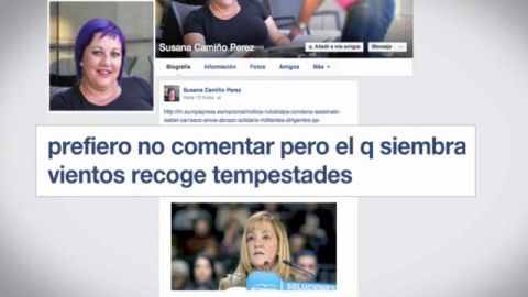 Internet se convierte en una herramienta para condenar el asesinato de Isabel Carrasco.