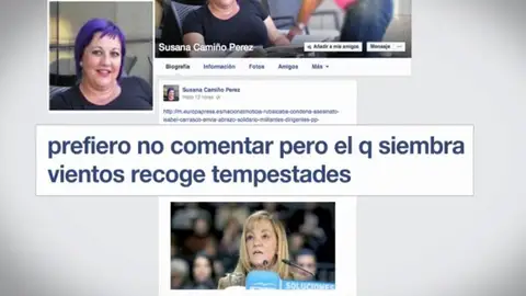 Internet se convierte en una herramienta para condenar el asesinato de Isabel Carrasco. Internet se convierte en una herramienta para condenar el asesinato de Isabel Carrasco.