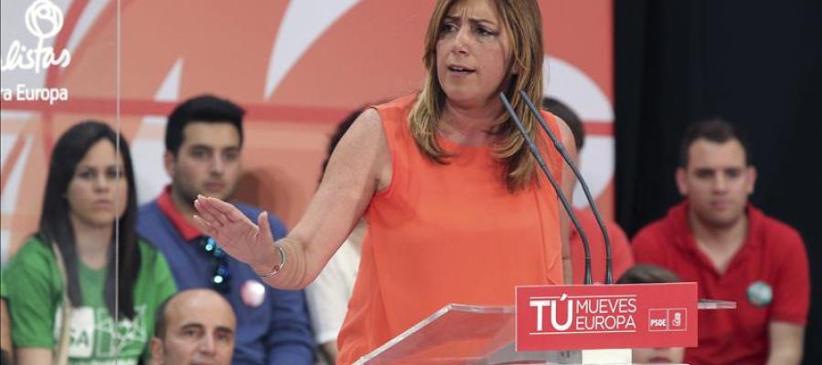 Susana Díaz en un acto electoral Susana Díaz en un acto electoral