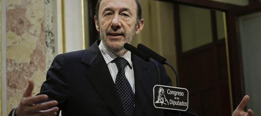 Alfredo Pérez Rubalcaba en el Congreso Alfredo Pérez Rubalcaba en el Congreso