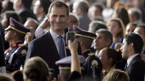 Don Felipe de Borbón en una imagen de archivo Don Felipe de Borbón en una imagen de archivo