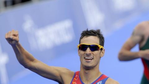 Campe&oacute;n del mundo de triatl&oacute;n