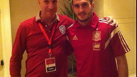 Fernando Burgos y Koke Fernando Burgos y Koke