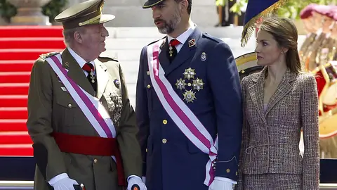 El Rey y los Príncipes en el Día de las Fuerzas Armadas El Rey y los Príncipes en el Día de las Fuerzas Armadas