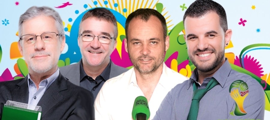 Presentadores de los programas deportivos de Onda Cero en el Mundial de Brasil Presentadores de los programas deportivos de Onda Cero en el Mundial de Brasil
