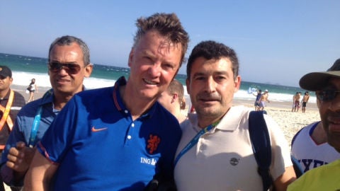 Van Gaal con Alfredo Mart&iacute;nez