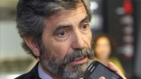 El presidente del Tribunal Supremo, Carlos Lesmes