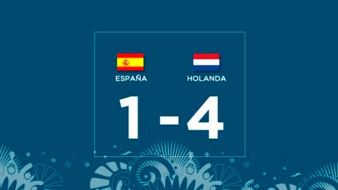 Espa&ntilde;a 1 - Holanda 4