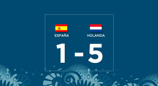 España 1 - 5 Holanda España 1 - 5 Holanda