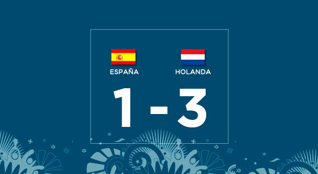 España 1 - 3 Holanda España 1 - 3 Holanda