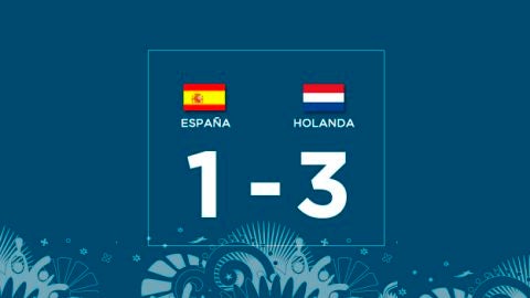 Espa&ntilde;a 1 - Holanda 3