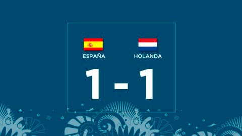 Espa&ntilde;a 1 - Holanda 1