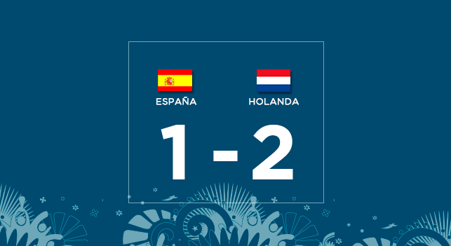 España 1 - 2 Holanda España 1 - 2 Holanda