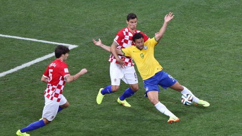 El penalti de Lovren a Fred en el Brasil-Croacia del Mundial