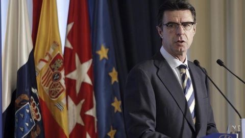 Jos&eacute; Manuel Soria durante el desayuno informativo