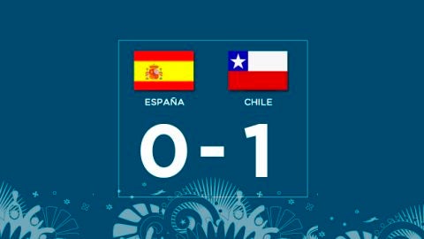 Espa&ntilde;a 0 - Chile 1