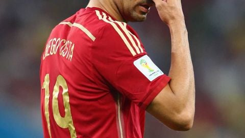 Diego Costa durante un momento del partido