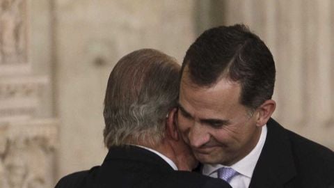 Don Juan Carlos y don Felipe