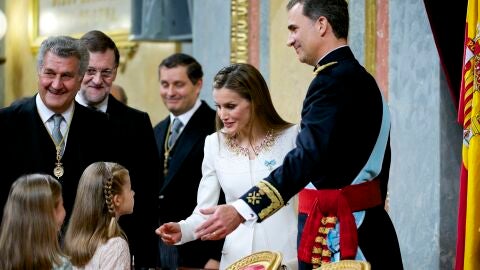 La familia Real en el Congreso de los Diputados