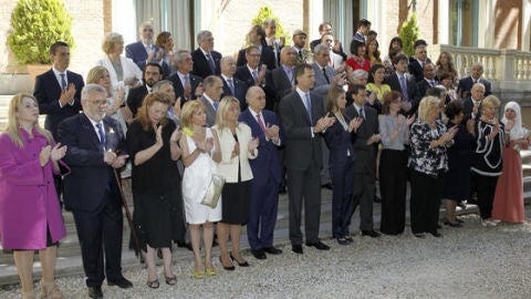 Encuentro de los Reyes con las v&iacute;ctimas del terrorismo.