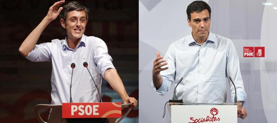 Eduardo Madina y Pedro Sánchez aspiran a la Secretaría General del PSOE Eduardo Madina y Pedro Sánchez aspiran a la Secretaría General del PSOE