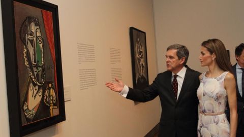 La reina Letizia en el Museo del Prado