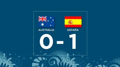Australia 0 España 1 Australia 0 España 1