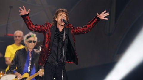 Mick Jagger hechizando al p&uacute;blico