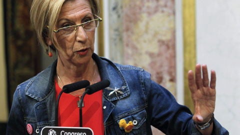 La l&iacute;der de UPyD, Rosa D&iacute;ez,