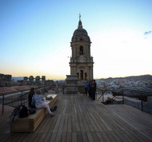 Amanecer desde la la Catedral de Málaga Amanecer desde la la Catedral de Málaga