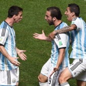 Leo Messi, Di María e Higuaín