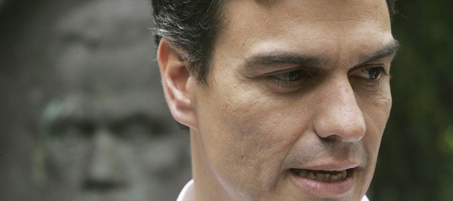 El candidato a la secretaría general del PSOE, Pedro Sánchez El candidato a la secretaría general del PSOE, Pedro Sánchez