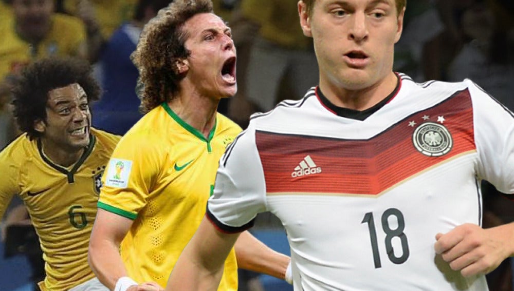 Imagen Brasil - Alemania semifinal Mundial