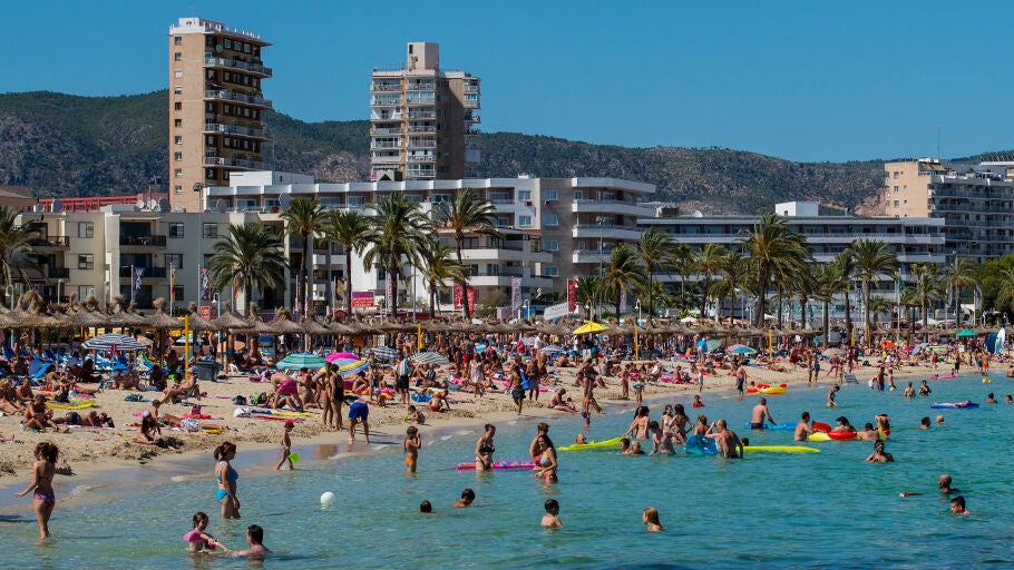 Buen tiempo en las playas de Mallorca
