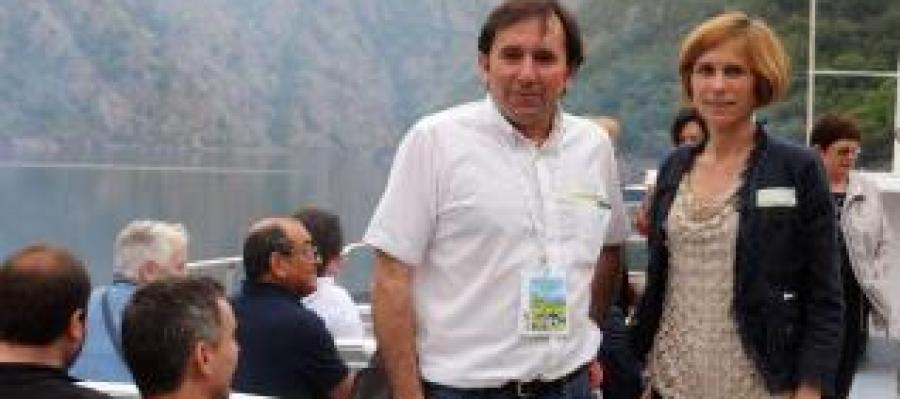 La directora de Turismo se sumó a la ruta en el tramo del catamarán de Santo Estevo. La directora de Turismo se sumó a la ruta en el tramo del catamarán de Santo Estevo.